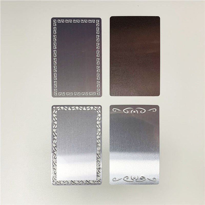 0.45mm deco edge aluminum cards