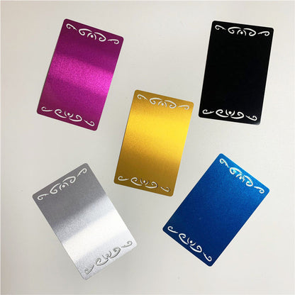 0.45mm deco edge aluminum cards