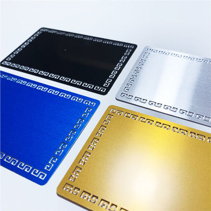 0.45mm deco edge aluminum cards