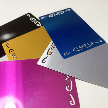 0.45mm deco edge aluminum cards
