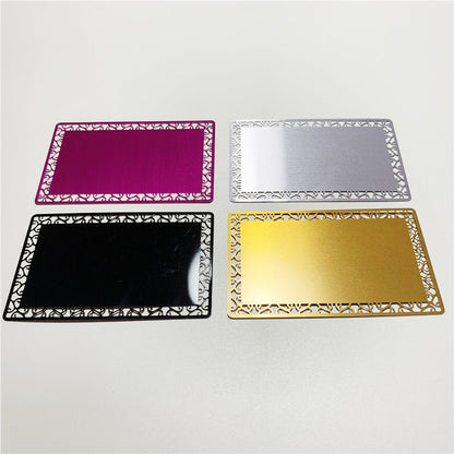 0.45mm deco edge aluminum cards