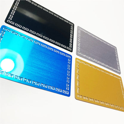 0.45mm deco edge aluminum cards