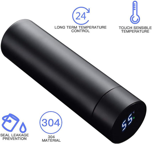 Custom LOGO Smart Water Bottle with LED Temperature Display