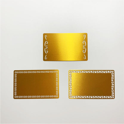 0.45mm deco edge aluminum cards