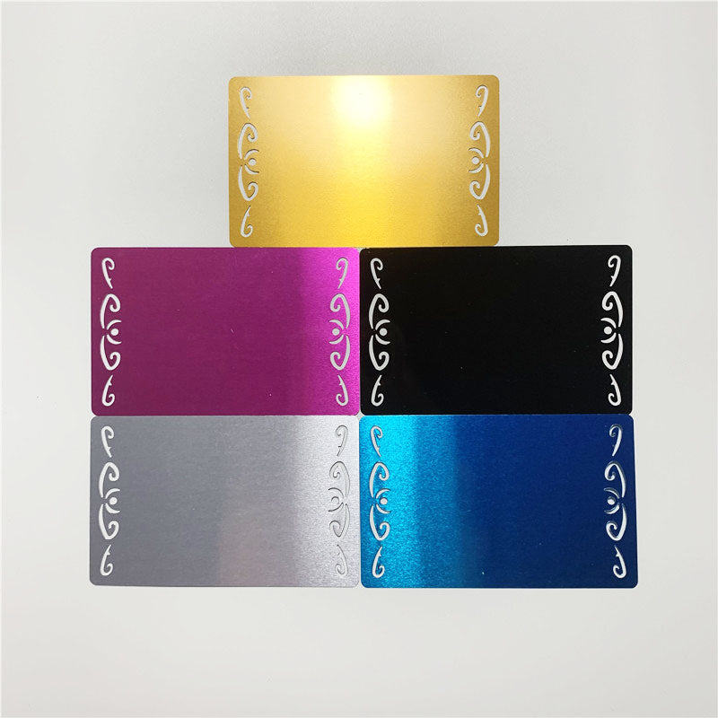0.45mm deco edge aluminum cards